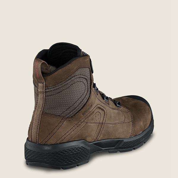 Botas de Seguridad Red Wing Hombre Marrom Oscuro - Exos Lite - 6-Inch Waterproof Toe - 415-IZCNVS